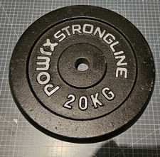 Set 2 Dischi In Ghisa da 20 Kg per Bilanciere