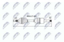 Albero motore NTY NPW-CT-001