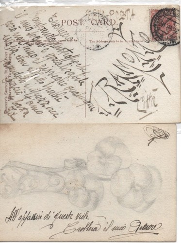 Cartoline epoca 1916 - d'epoca-,