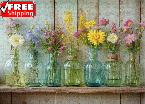 Wildflower 1000 piece puzzle - 1000,