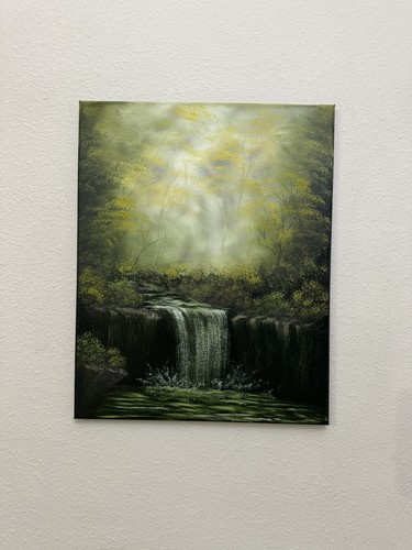 Cascata foresta paesaggio - foresta,