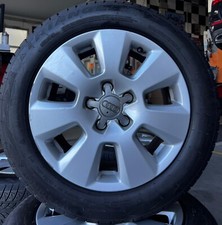 CERCHI IN LEGA ORIGINALI AUDI DA 16" CON GOMME INVERNALI SEMINUOVE 205/60/16 96H