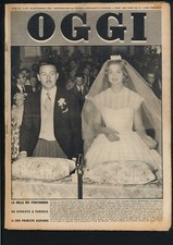 OGGI n.39 1955 Ira Funstemberg sposa il Principe Alfonso Audie Murphy Magnani  ▓