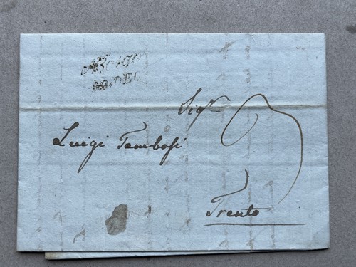 Lettera prefilatelica borgo - o),