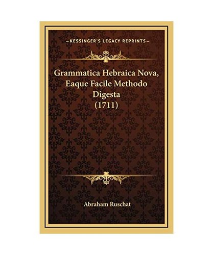 Grammatica hebraica nova - hebraica,