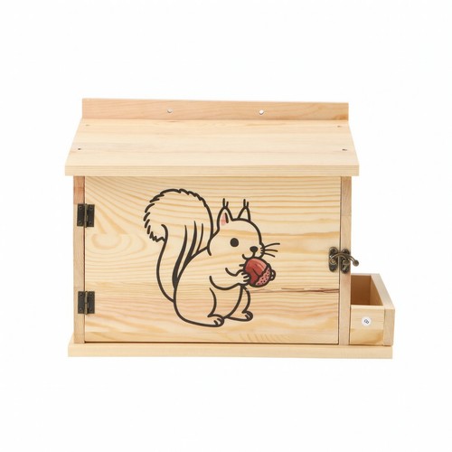 Nido legno con - in, sportello