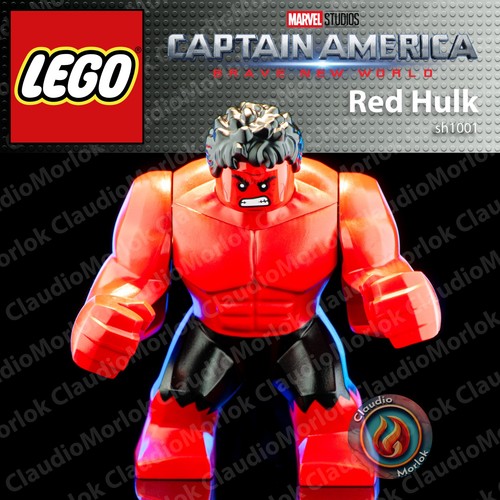 Lego red hulk sh1001 - ⭐,