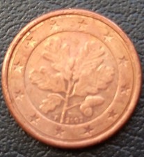 1 CENTESIMO RAMO DI QUERCIA