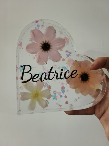 Cuore resina - cuore, in
