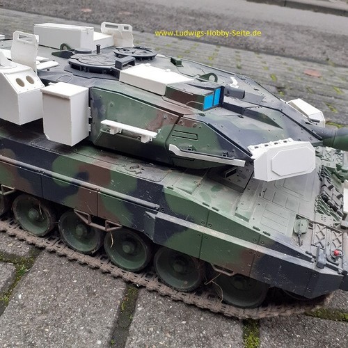 Leopard 2a6 rc panzer - leopard, 1:16