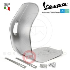 SCUDO PEDANA VESPA 50 SPECIAL FARO QUADRATO COMPLETO DI RINFORZI ALTA QUALITÀ