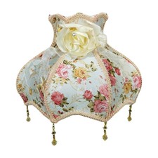 Paralume con frange e nappa