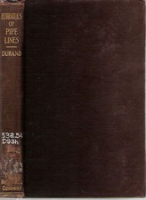 William Frederick Durand/Idraulico Di Tubo Linee 1st 1921 Civil Ingegneria