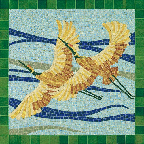 Kit mosaici uccellini aedes - uccellini,