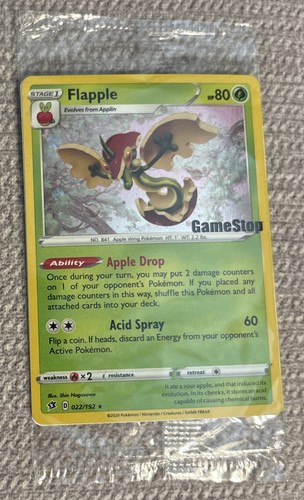 Pokemon tcg flapple 022 - pokemon, 022/192