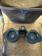 (ORL3) Antica Coppia Binocolo Con Custodia Pelle (8x32) Mirador Ottico Trattato