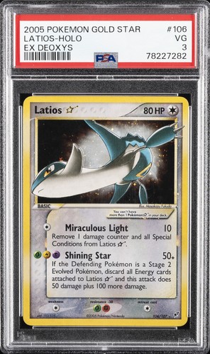 2005 pokemon deoxys gold - ex,