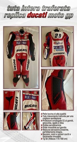 Tuta moto intera - intera, replica