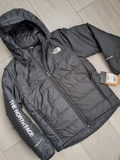 The North Face nero leggero imbottito puffer jacket ragazzo adolescente cappotto 12 anni grande