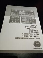 MANUALE ISTRUZIONI ORIGINALI WHARFEDALE 502USB/802USB/1002FXUSB/1202FXUSB MIXER