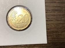 SUPER -RARA MONETA 20 Centesimi 2002 Con 6 ERRORI DI CONIO