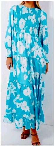 Maxi abito tuckernuck turchese - maxi,