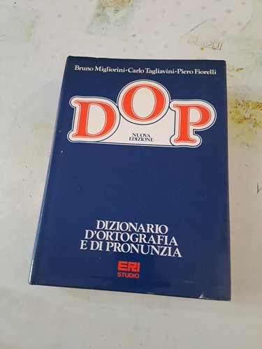 Dop dizionario ortografia e - dizionario, d'ortografia