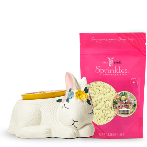 Pink zebra hoppin into spring - into,