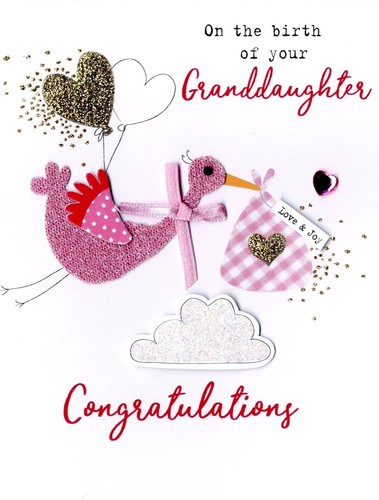 Biglietto auguri cicogna - biglietto,