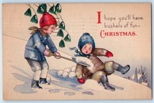 Cartolina Natale 1926 Bambini