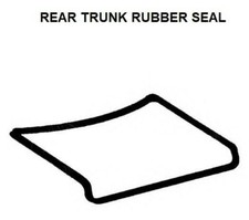 REAR TRUNK LID SEAL RUBBER