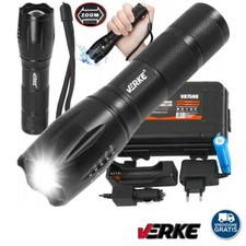 Torcia Led Potente Con Zoom