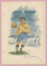 1951 Swedish Allers Samlarserie #47 Harry Lundahl Halsingborgs IF / Svezia