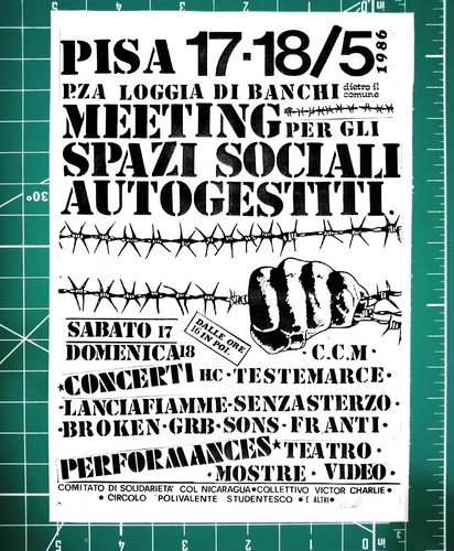 Riproduzione flyer hardcore - riproduzione,