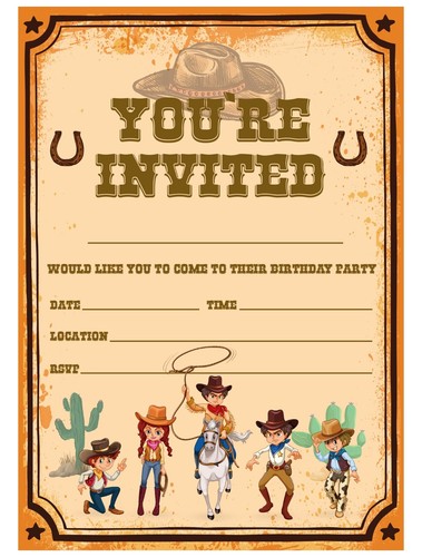 Inviti festa cowboy cowgirl - festa,