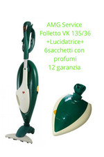 Folletto VK135 COMPLETO KIT MARMO PARQUET LUCIDATRICE CUORE + TUBO KIT GRATIS