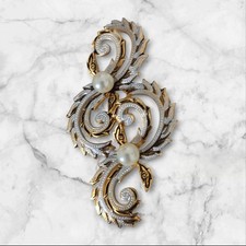 Spilla vintage dorata con