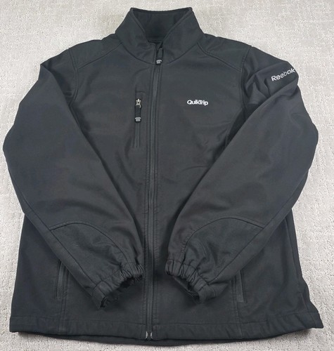 Giacca reebok nera soft shell - nera,
