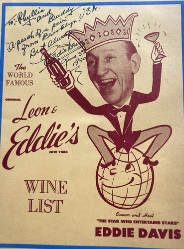 1950 nyc leon eddie - leon, wine