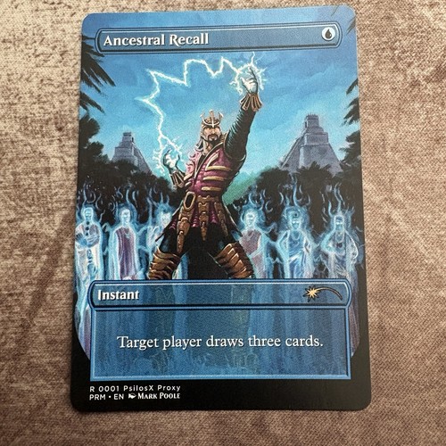 Ancestral recall custom art - custom,
