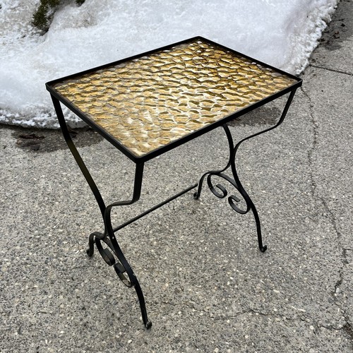 Tavolino vintage nero - , ferro