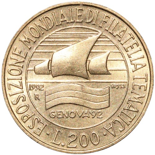 Moneta 200 lire italia - 200,