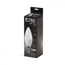 V-Tac VT-1855 Lampadina LED 4,5W E14 candela bianco caldo 3000K - SKU 2142151 FG
