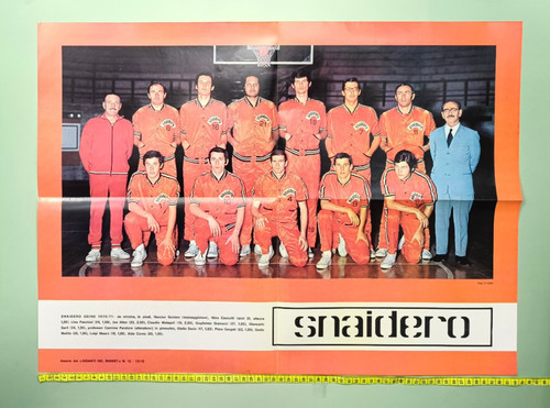 Poster snaidero udine basket - snaidero,