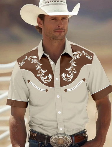 Camicia uomo western cowboy