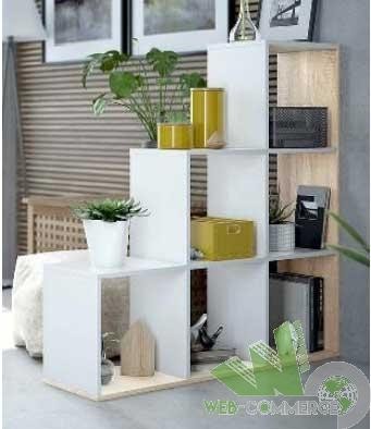 Kit libreria scaletta cubi - libreria,