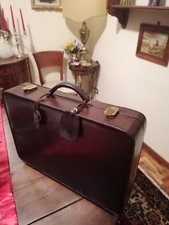 Valigia 24 ore vera pelle vintage