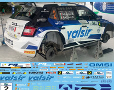 1/43 Skoda Fabia R5 Evo Rally Lana 2023 Albertini Winner Kit