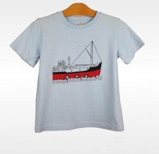 T-SHIRT BUFFER BOAT BAMBINI BLU PALLIDO ETÀ 5-6