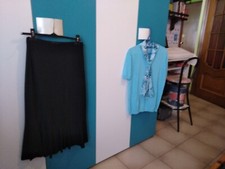 2 pezzi  gonna nera taglia m +